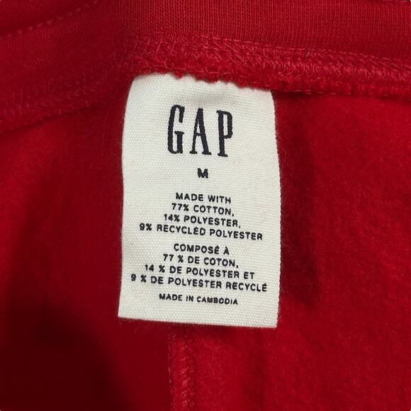 Gap Men's Classic Jogger Sweatpants Red Pants Size M - Picture 6 of 6
